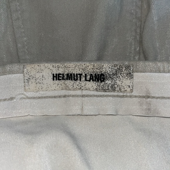 Helmut Lang Stylish White Denim Skirt - Picture 5 of 6